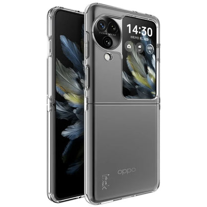 IMAK UX-6 Series for Oppo Find N3 Flip 5G Case Airbags Protection TPU Clear Phone Cover
