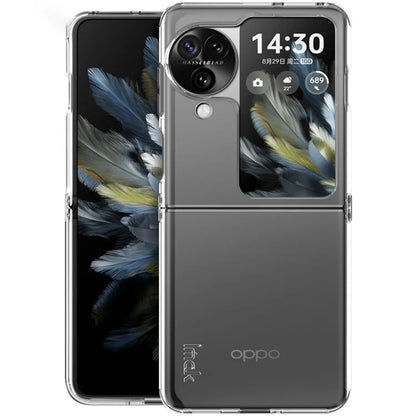 IMAK UX-6 Series for Oppo Find N3 Flip 5G Case Airbags Protection TPU Clear Phone Cover