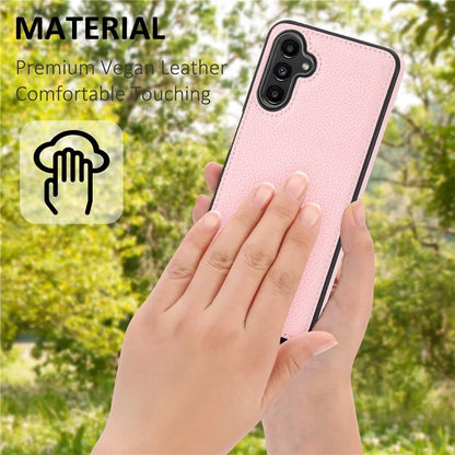 For Samsung Galaxy A24 4G (162.1 x 77.6 x 8.3mm) Case Litchi Texture Back Shell PU Leather+TPU Phone Cover
