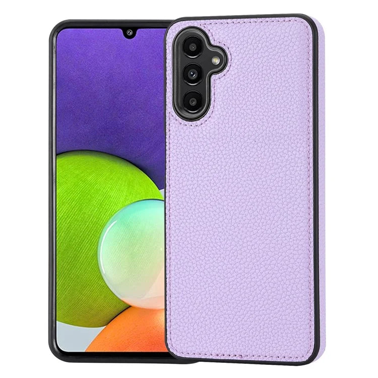 For Samsung Galaxy A24 4G (162.1 x 77.6 x 8.3mm) Case Litchi Texture Back Shell PU Leather+TPU Phone Cover