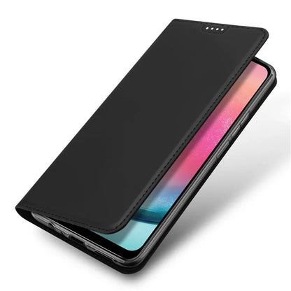 DUX DUCIS Skin Pro Series For Samsung Galaxy A25 5G (Global) (161.0 x 76.5 x 8.3mm) Case Scratch-resistant Leather Cover with Card Holder