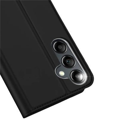 DUX DUCIS Skin Pro Series For Samsung Galaxy A25 5G (Global) (161.0 x 76.5 x 8.3mm) Case Scratch-resistant Leather Cover with Card Holder