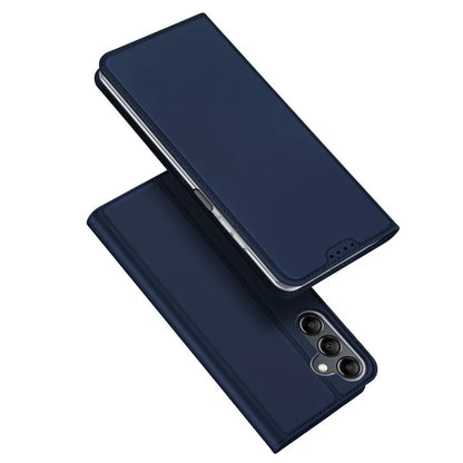 DUX DUCIS Skin Pro Series For Samsung Galaxy A25 5G (Global) (161.0 x 76.5 x 8.3mm) Case Scratch-resistant Leather Cover with Card Holder