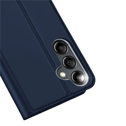 DUX DUCIS Skin Pro Series For Samsung Galaxy A25 5G (Global) (161.0 x 76.5 x 8.3mm) Case Scratch-resistant Leather Cover with Card Holder