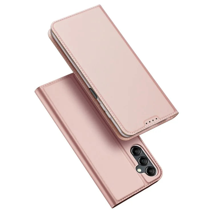 DUX DUCIS Skin Pro Series For Samsung Galaxy A25 5G (Global) (161.0 x 76.5 x 8.3mm) Case Scratch-resistant Leather Cover with Card Holder