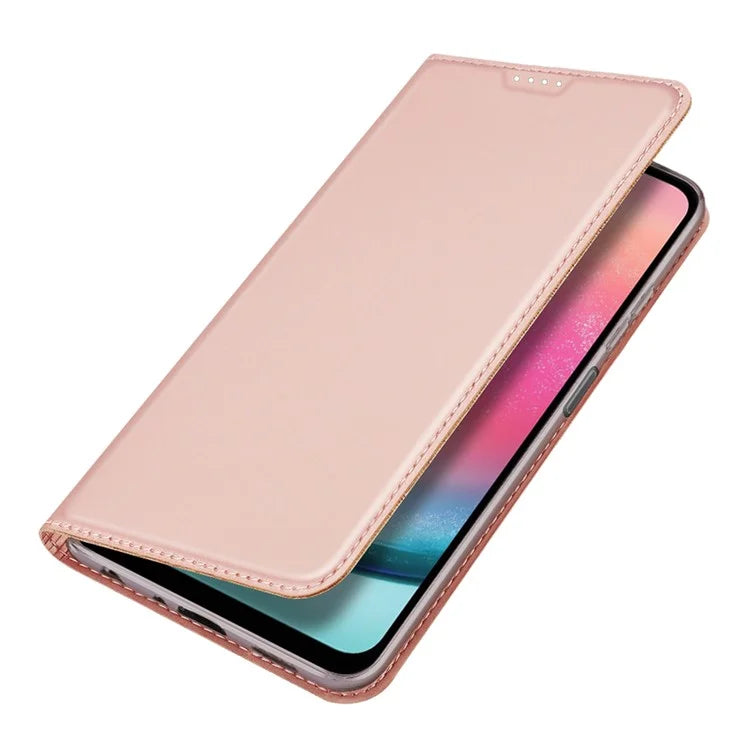 DUX DUCIS Skin Pro Series For Samsung Galaxy A25 5G (Global) (161.0 x 76.5 x 8.3mm) Case Scratch-resistant Leather Cover with Card Holder