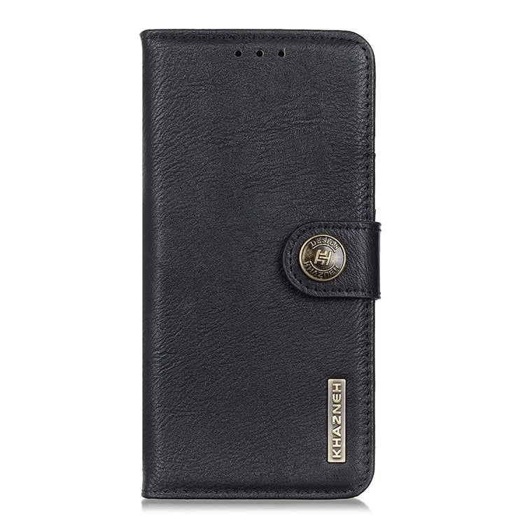 KHAZNEH For Xiaomi Redmi 13C 4G / Poco C65 4G Case Cowhide Texture Stand Wallet Smartphone Cover