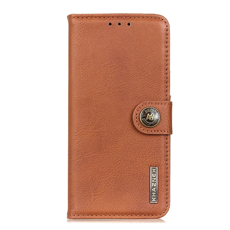 KHAZNEH For Xiaomi Redmi 13C 4G / Poco C65 4G Case Cowhide Texture Stand Wallet Smartphone Cover