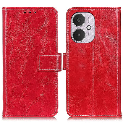 For Xiaomi Redmi 13C 4G / Poco C65 4G Case Slim-Fit Retro Crazy Horse Texture Wallet Leather Phone Cover