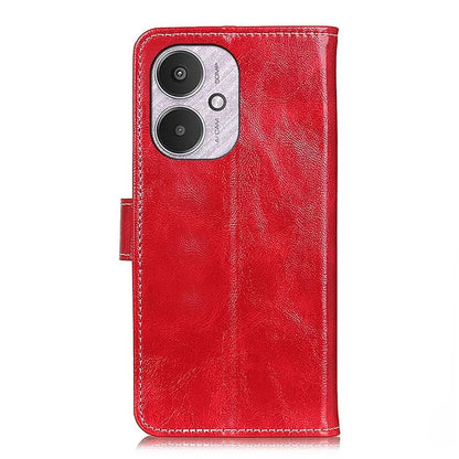 For Xiaomi Redmi 13C 4G / Poco C65 4G Case Slim-Fit Retro Crazy Horse Texture Wallet Leather Phone Cover