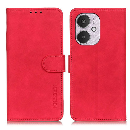 KHAZNEH For Xiaomi Redmi 13C 4G / Poco C65 4G Case Phone Shell PU Leather Retro Stand Cell Phone Cover