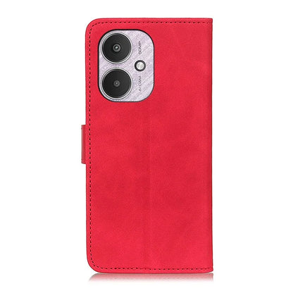 KHAZNEH For Xiaomi Redmi 13C 4G / Poco C65 4G Case Phone Shell PU Leather Retro Stand Cell Phone Cover