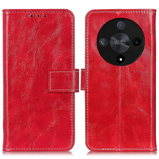 For Honor X9b 5G / Magic6 Lite 5G Case PU Leather Crazy Horse Texture Wallet Phone Cover
