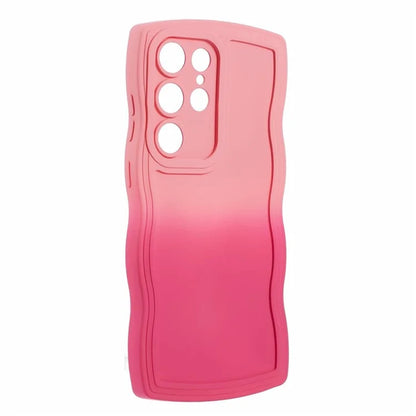 JTW Series for Samsung Galaxy S23 Ultra Case Wavy Edge Dual Color Rubberized TPU Cover