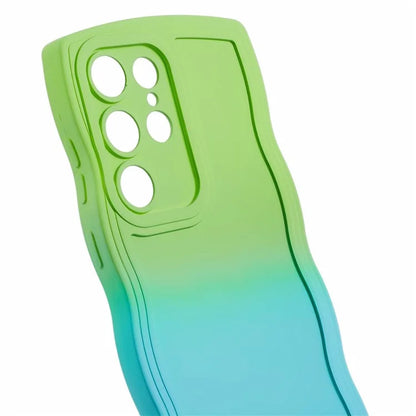 JTW Series for Samsung Galaxy S23 Ultra Case Wavy Edge Dual Color Rubberized TPU Cover