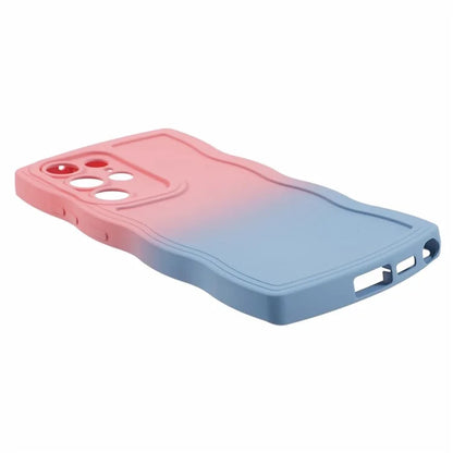 JTW Series for Samsung Galaxy S23 Ultra Case Wavy Edge Dual Color Rubberized TPU Cover