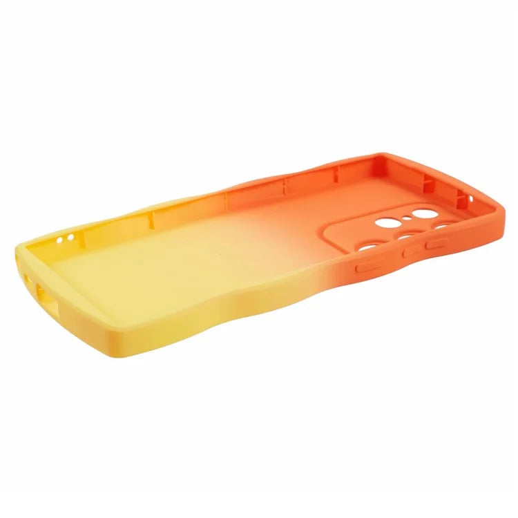 JTW Series for Samsung Galaxy S23 Ultra Case Wavy Edge Dual Color Rubberized TPU Cover