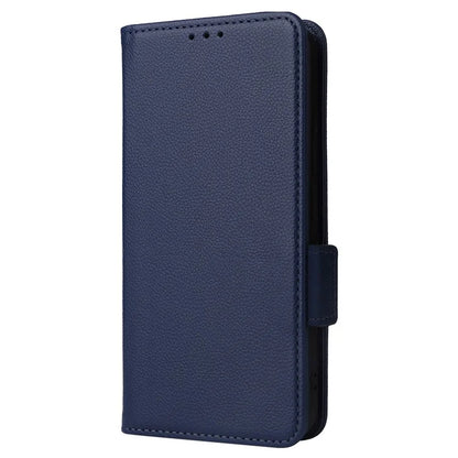 For Xiaomi 14 Case Litchi Texture Anti-Collision PU Leather Smartphone Cover with Strap