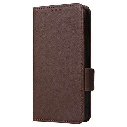 For Xiaomi 14 Case Litchi Texture Anti-Collision PU Leather Smartphone Cover with Strap