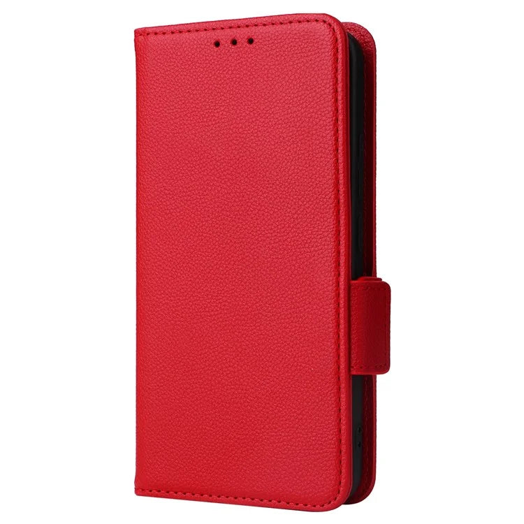 For Xiaomi 14 Case Litchi Texture Anti-Collision PU Leather Smartphone Cover with Strap