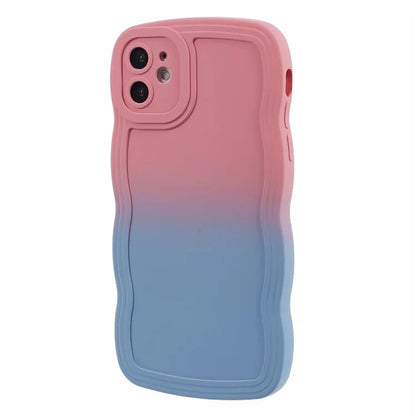 JTW Series for iPhone 12 Case Rubberized TPU Wavy Edges Phone Cover