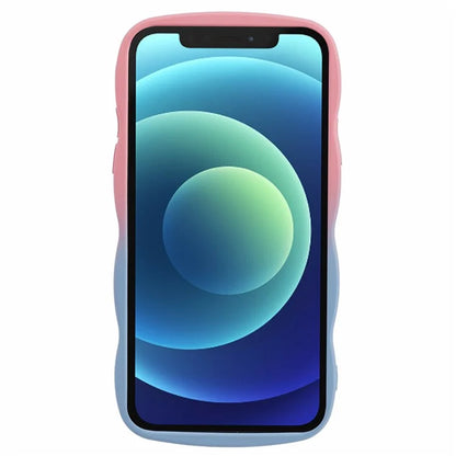 JTW Series for iPhone 12 Case Rubberized TPU Wavy Edges Phone Cover