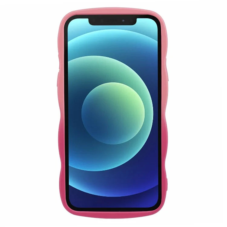 JTW Series for iPhone 12 Case Rubberized TPU Wavy Edges Phone Cover