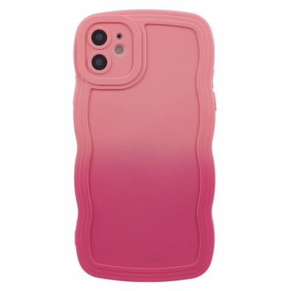 JTW Series for iPhone 12 Case Rubberized TPU Wavy Edges Phone Cover