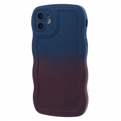 JTW Series for iPhone 12 Case Rubberized TPU Wavy Edges Phone Cover
