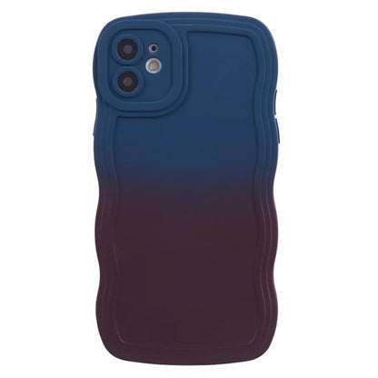 JTW Series for iPhone 12 Case Rubberized TPU Wavy Edges Phone Cover