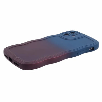 JTW Series for iPhone 12 Case Rubberized TPU Wavy Edges Phone Cover