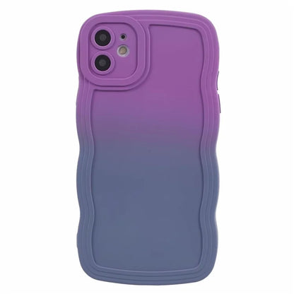 JTW Series for iPhone 12 Case Rubberized TPU Wavy Edges Phone Cover