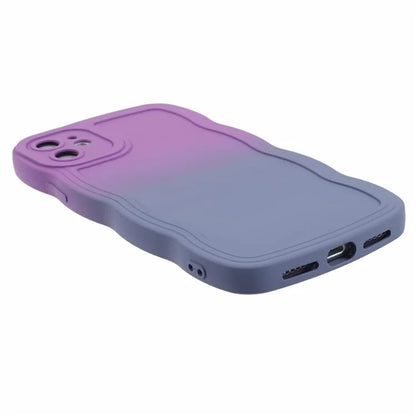 JTW Series for iPhone 12 Case Rubberized TPU Wavy Edges Phone Cover