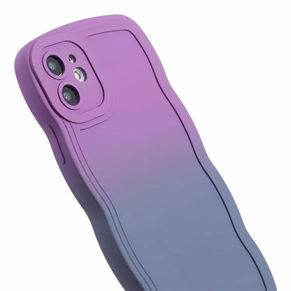 JTW Series for iPhone 12 Case Rubberized TPU Wavy Edges Phone Cover