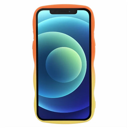 JTW Series for iPhone 12 Case Rubberized TPU Wavy Edges Phone Cover
