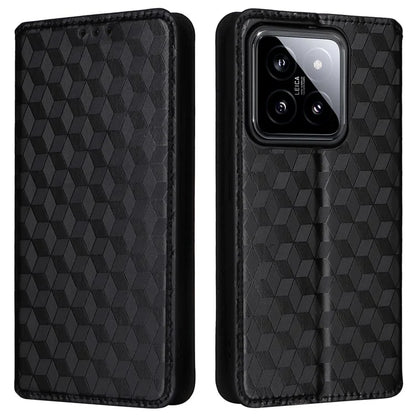 For Xiaomi 14 Case Magnetic Imprinted PU Leather Wallet Phone Cover