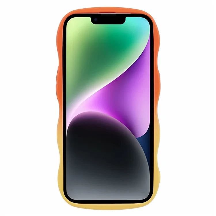 JTW Series for iPhone 14 Case Rubberized TPU Cover with Wavy Edge