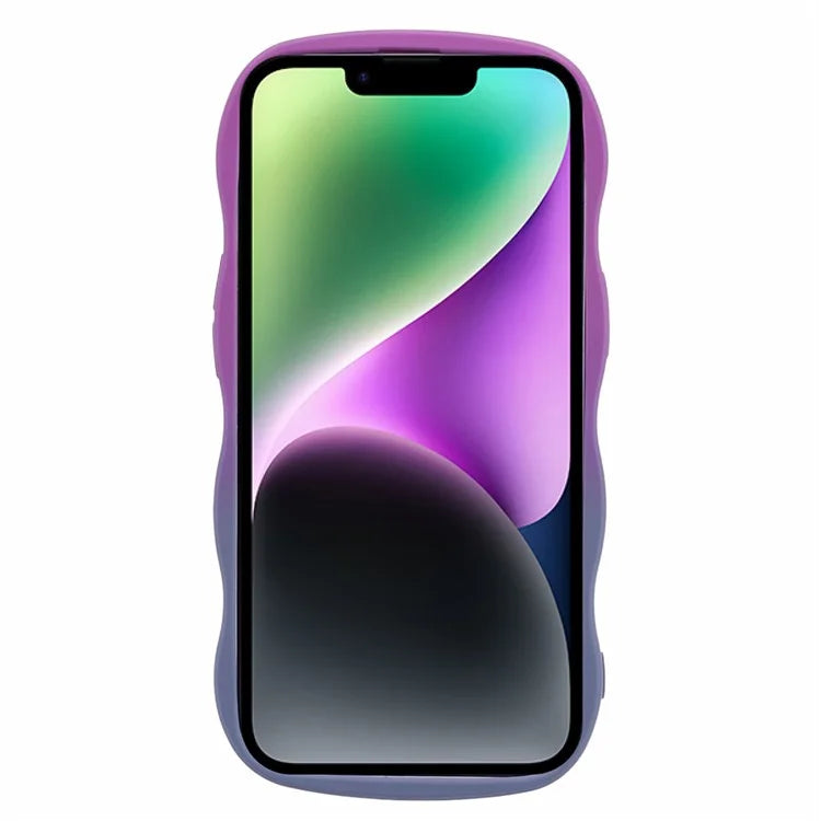 JTW Series for iPhone 14 Case Rubberized TPU Cover with Wavy Edge