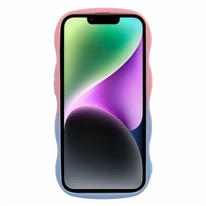 JTW Series for iPhone 14 Case Rubberized TPU Cover with Wavy Edge