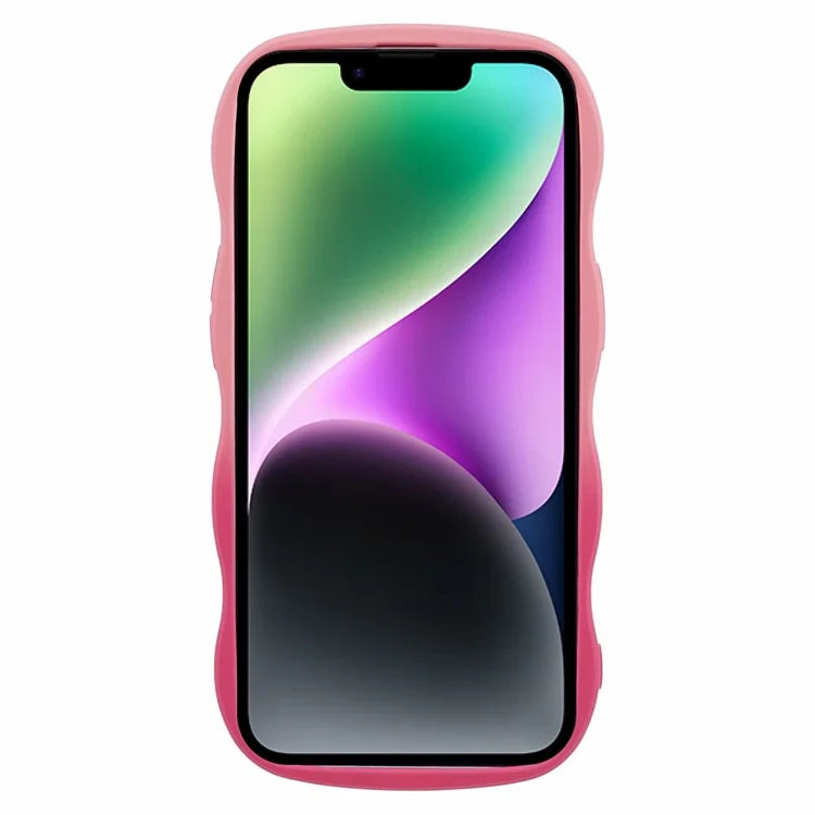 JTW Series for iPhone 14 Case Rubberized TPU Cover with Wavy Edge