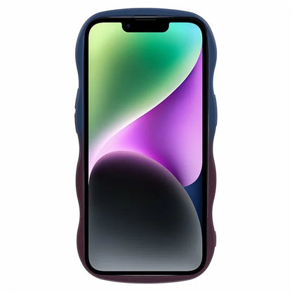 JTW Series for iPhone 14 Case Rubberized TPU Cover with Wavy Edge