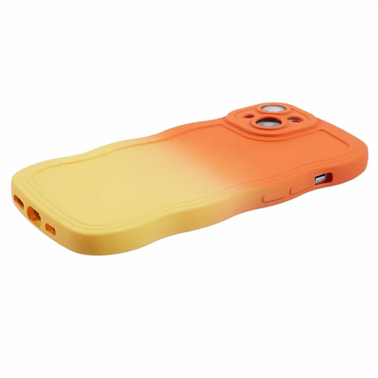 JTW Series for iPhone 13 Case Wavy Edge Double-Sided Rubberized Phone Cover