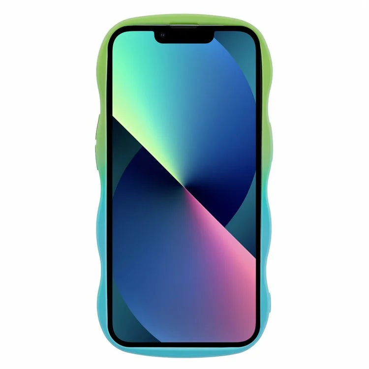 JTW Series for iPhone 13 Case Wavy Edge Double-Sided Rubberized Phone Cover