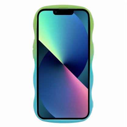 JTW Series for iPhone 13 Case Wavy Edge Double-Sided Rubberized Phone Cover