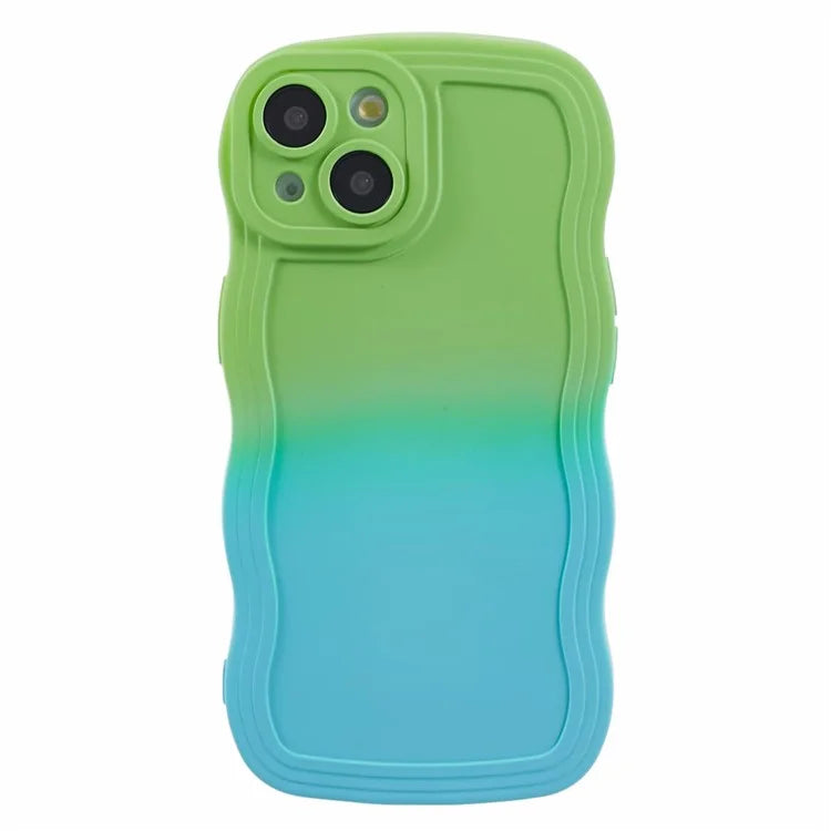 JTW Series for iPhone 13 Case Wavy Edge Double-Sided Rubberized Phone Cover