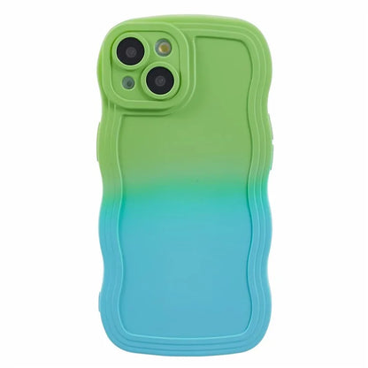 JTW Series for iPhone 13 Case Wavy Edge Double-Sided Rubberized Phone Cover