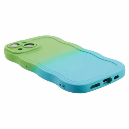 JTW Series for iPhone 13 Case Wavy Edge Double-Sided Rubberized Phone Cover