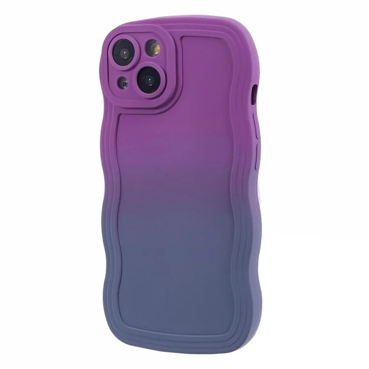 JTW Series for iPhone 13 Case Wavy Edge Double-Sided Rubberized Phone Cover