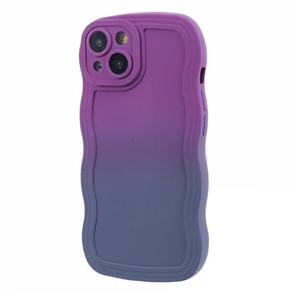 JTW Series for iPhone 13 Case Wavy Edge Double-Sided Rubberized Phone Cover