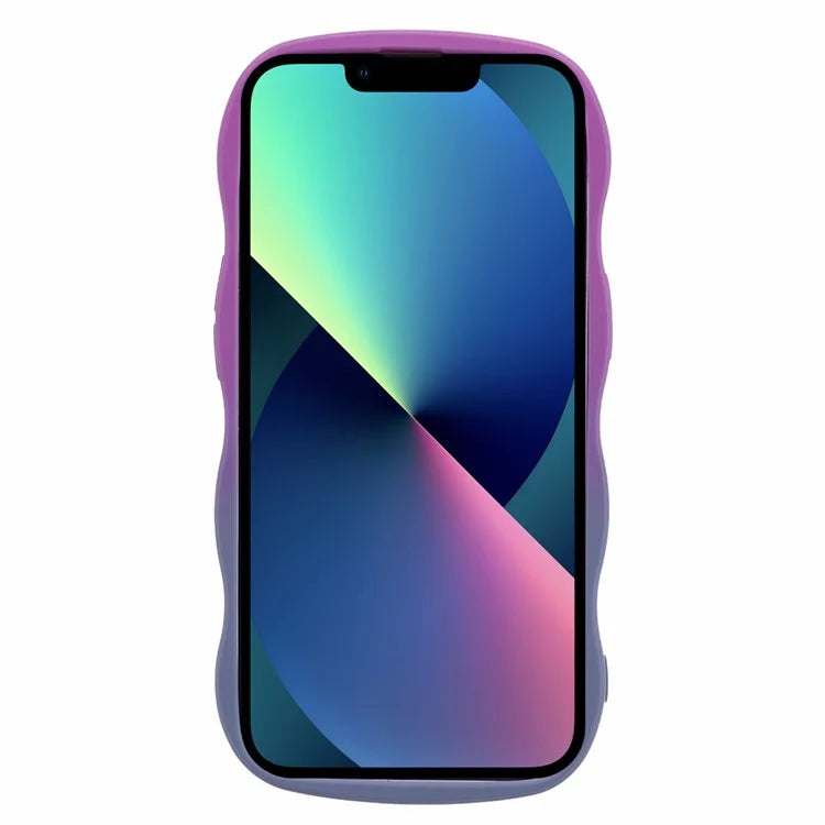 JTW Series for iPhone 13 Case Wavy Edge Double-Sided Rubberized Phone Cover